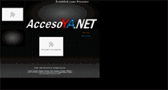 Desktop Screenshot of accesoya.net